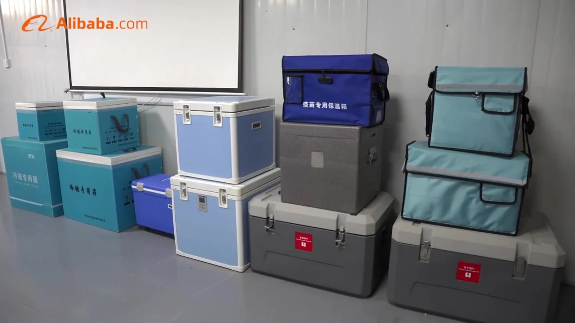 Factory and cold-chain products shown in supplied introduction film